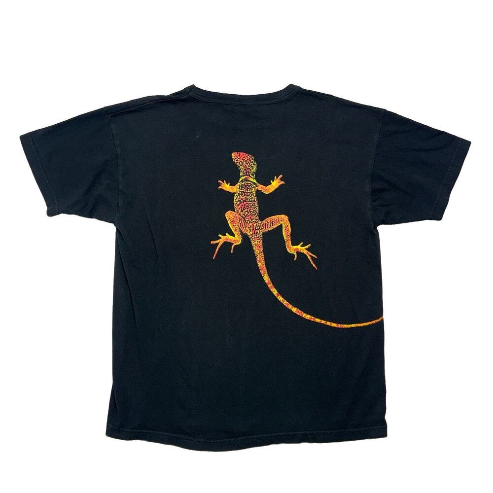 Vintage 90s Marlboro Unlimited T-Shirt Smoking XL Lizard Gecko Rare Pocket USA